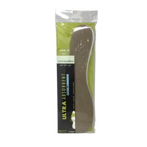 Summer Soles 3 Pair Ultra Absorbent Stay Dry Shoe Liners, Women's Size 5-11 - Ta